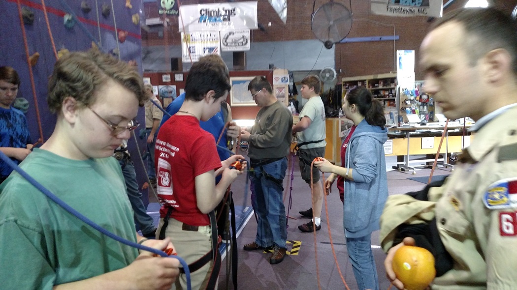 Indoor climbing and museum - Fayetteville - March 2015 - Boy Scout ...